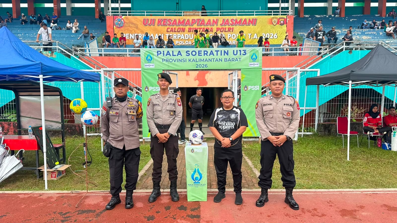 Polsek Pontianak Selatan Amankan Kompetisi Soeratin U-13 2026, Dukung Lahirnya Bibit Pesepak Bola Berprestasi