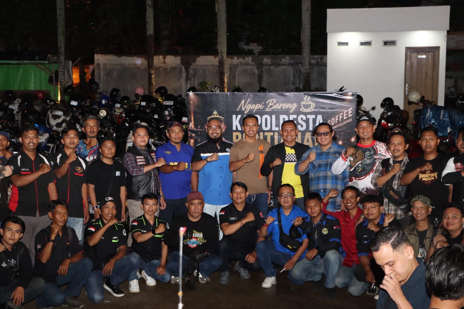 Pererat Silaturahmi dan Kolaborasi, Kapolresta Pontianak Bertemu Komunitas Motor
