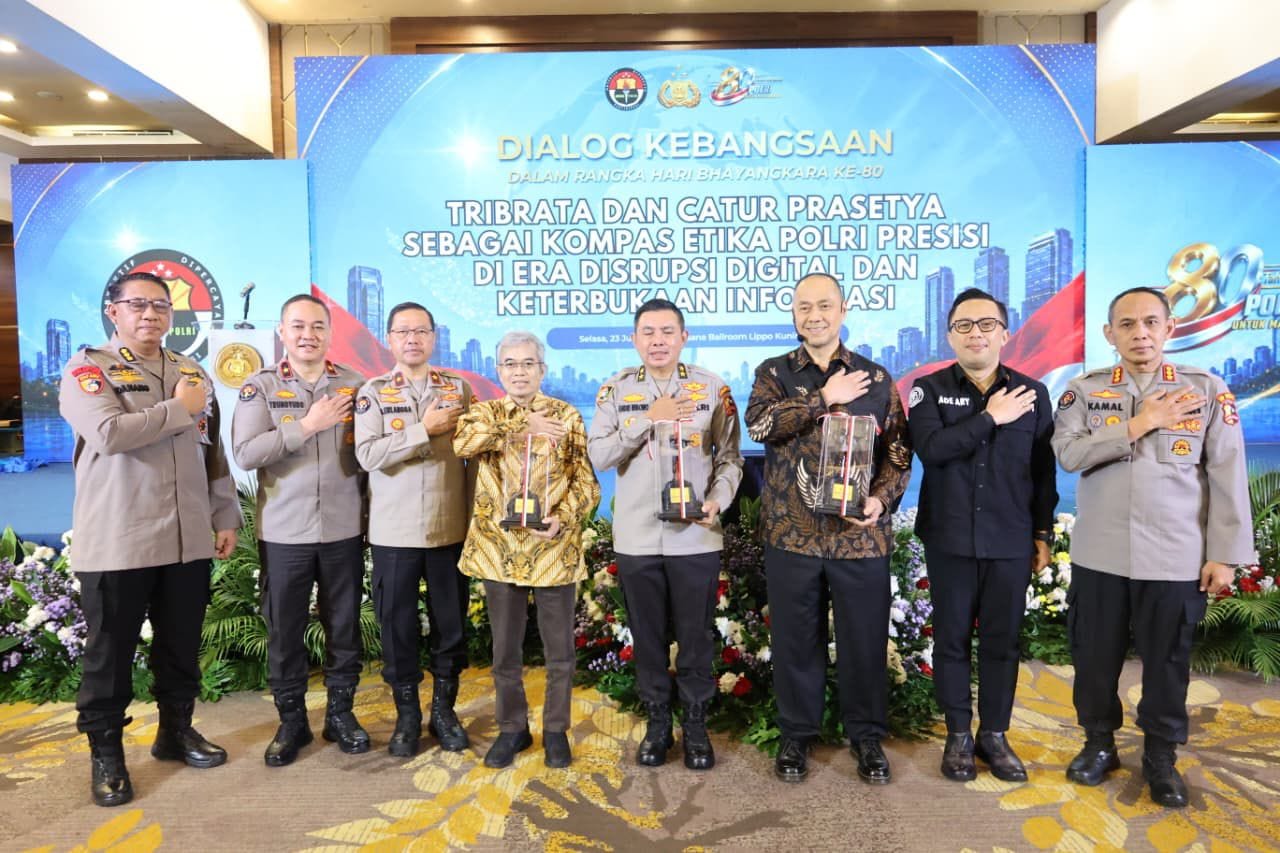Sambut Hari Bhayangkara ke-80, Polri Perkuat Nilai Tribrata dan Catur Prasetya Hadapi Tantangan Digital