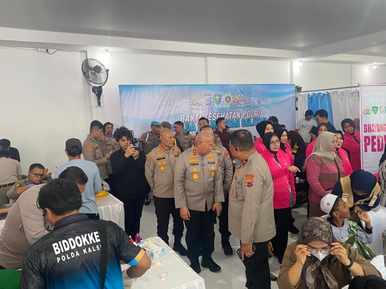 Ribuan Warga Ikuti Bakti Kesehatan Massal Polda Kalsel dalam Rangka Hari Bhayangkara ke-80