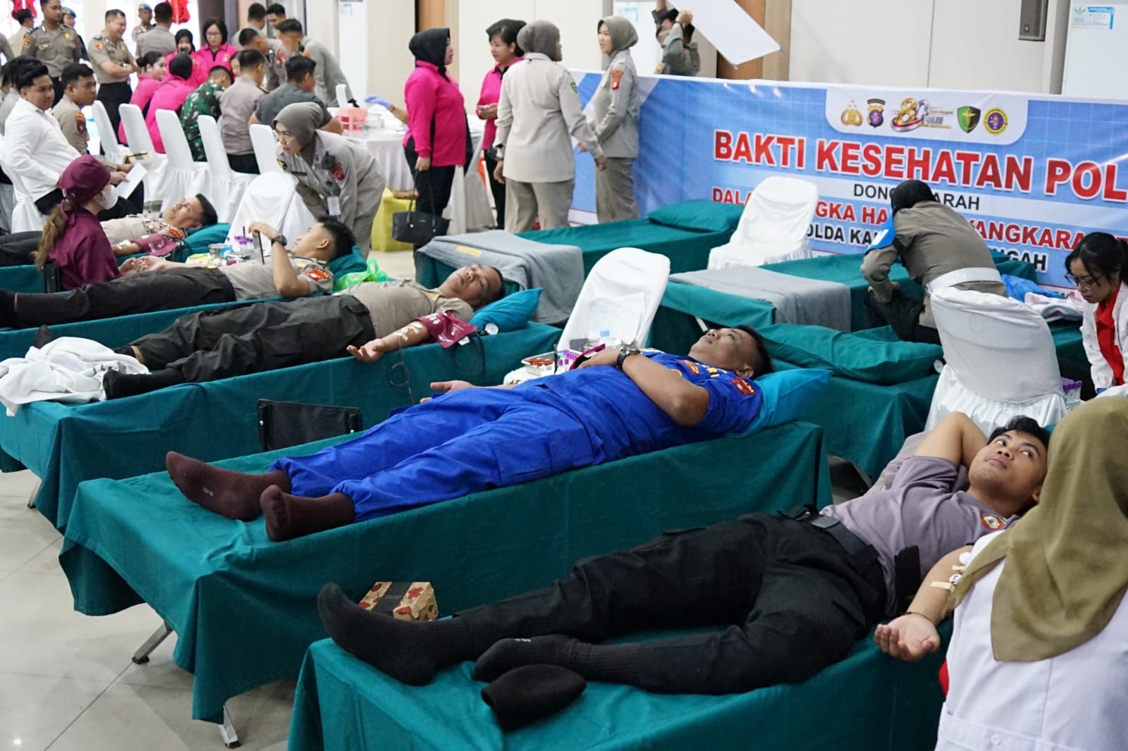 Puncak Bakti Kesehatan Polda Kalteng, Ribuan Warga Dapatkan Layanan Gratis dari Polri