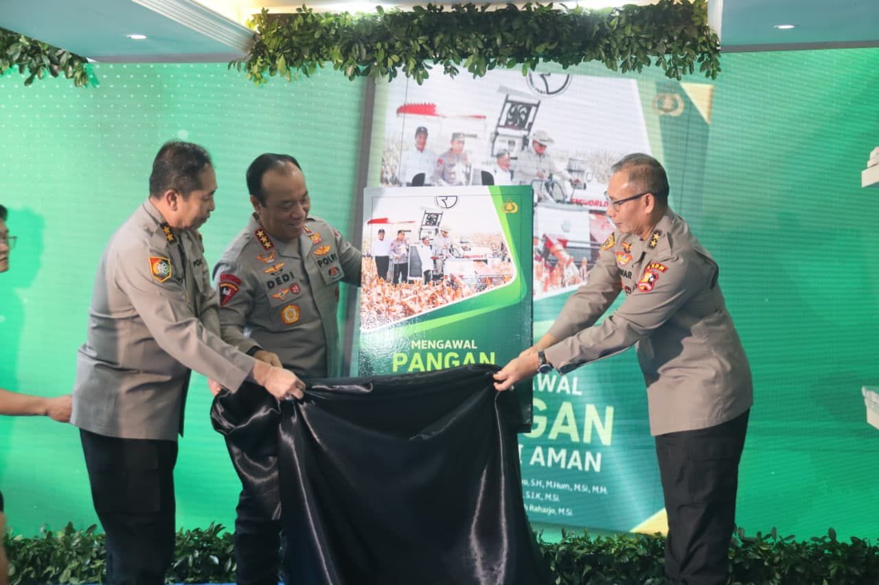 Wakapolri Luncurkan Buku ke-42 “Mengawal Pangan Menuai Aman”, Tegaskan Ketahanan Pangan sebagai Isu Strategis Nasional