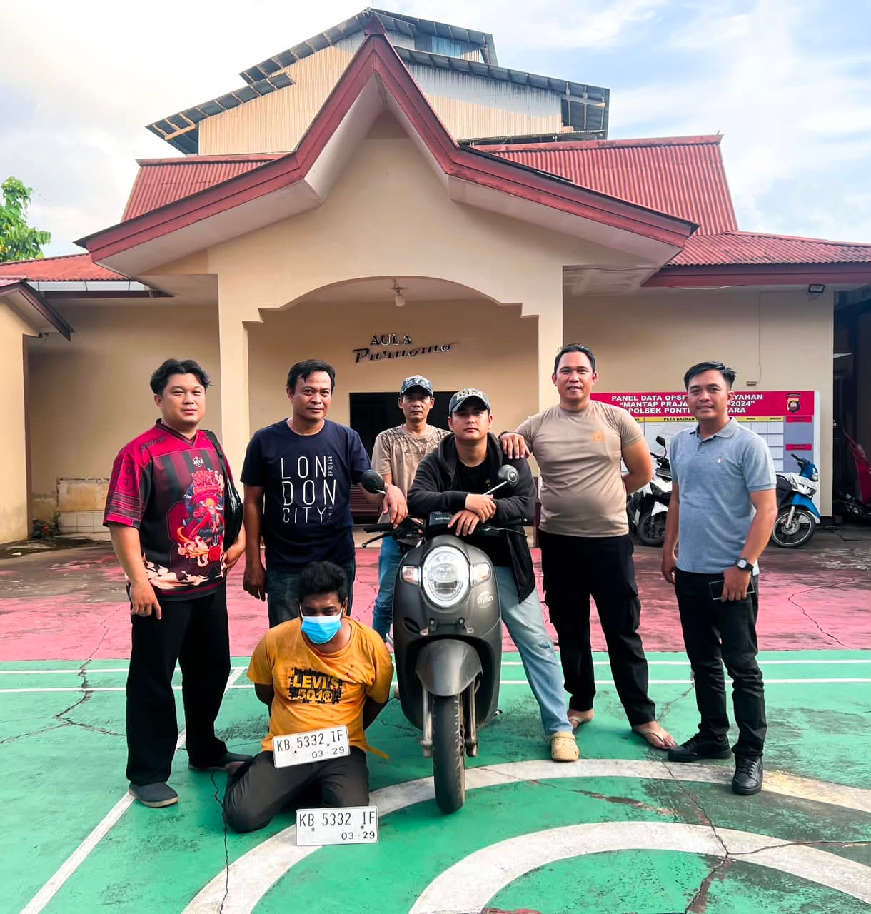 Respons Cepat Laporan Warga, Tim Maung Polsek Pontianak Utara Ringkus Pelaku Curanmor dalam Waktu Kurang dari 24 Jam