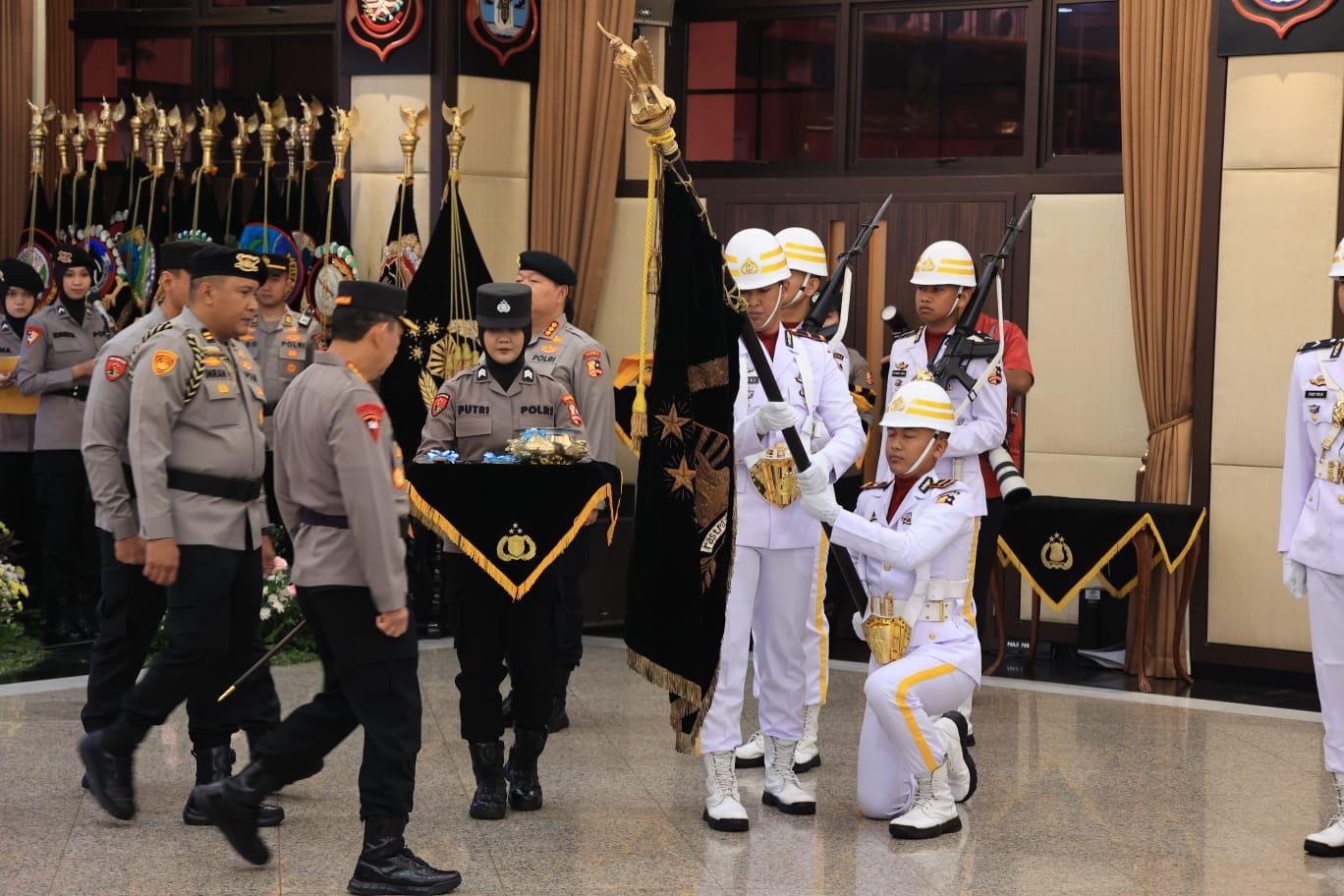 Penyucian Panji Rastra Sewakottama Jadi Momentum Refleksi Pengabdian Polri Menjelang Hari Bhayangkara ke-80