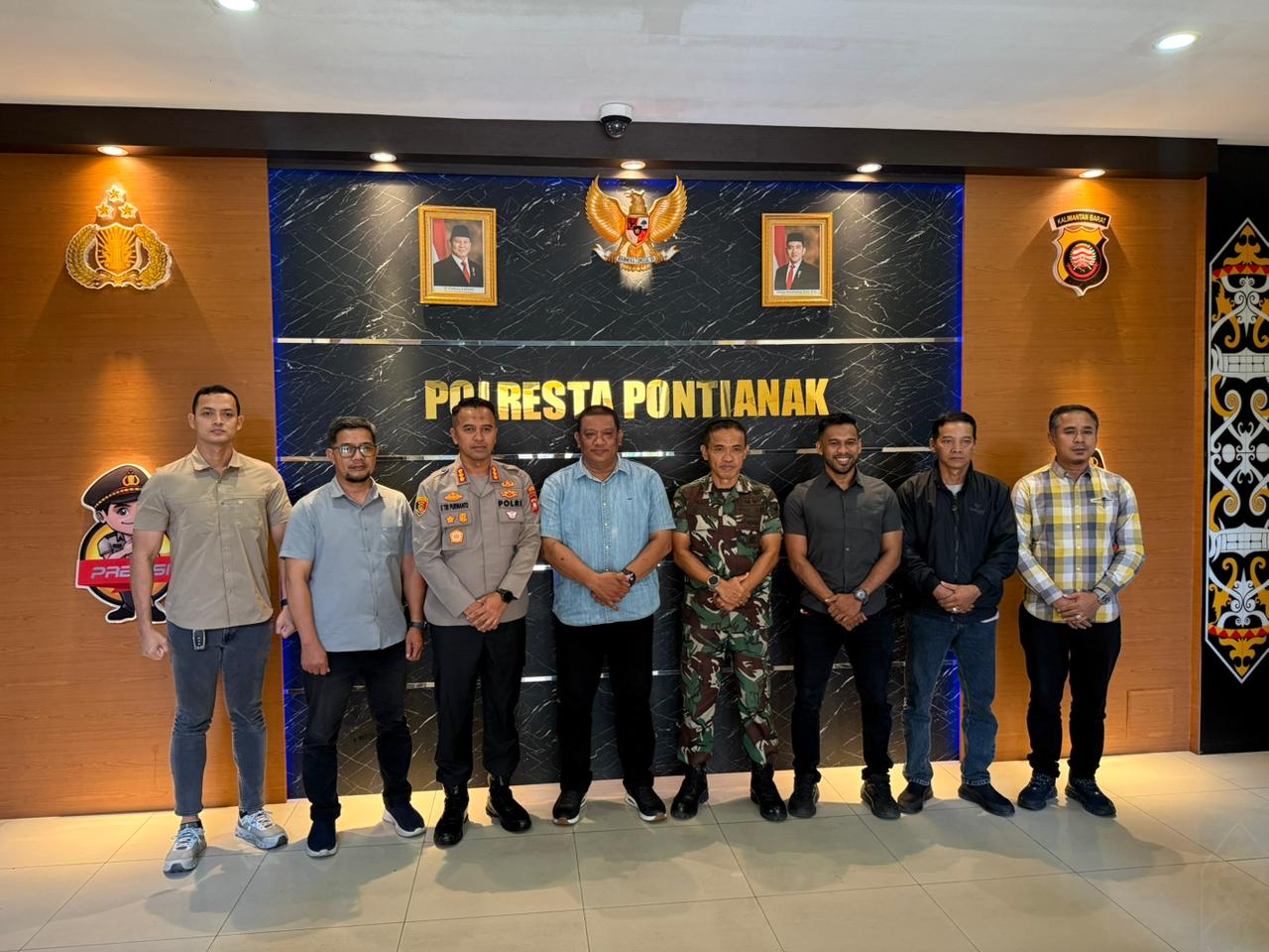 Jalin Silaturahmi dan Kolaborasi, Kapolresta Pontianak Sambut Audiensi Pengurus Kota IPSI Pontianak