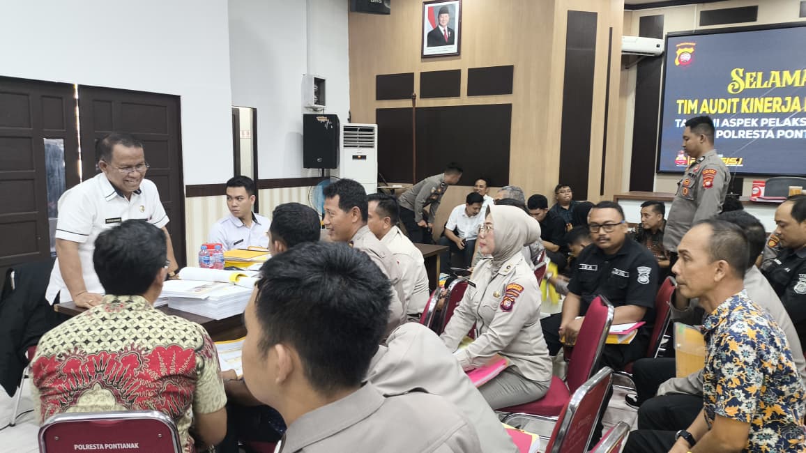 Polresta Pontianak Terima Audit Kinerja Itwasum Polri Tahap II, Perkuat Tata Kelola Organisasi yang Presisi