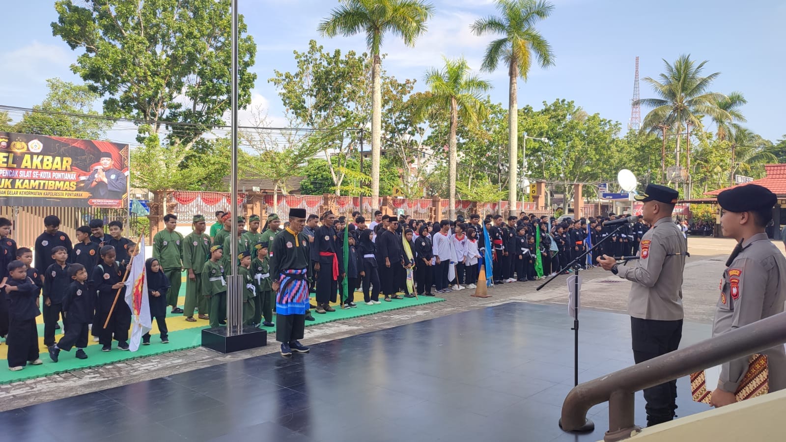 Apel Akbar Pendekar Pencak Silat, Komitmen Bersama Polresta Pontianak Wujudkan Kamtibmas Kondusif