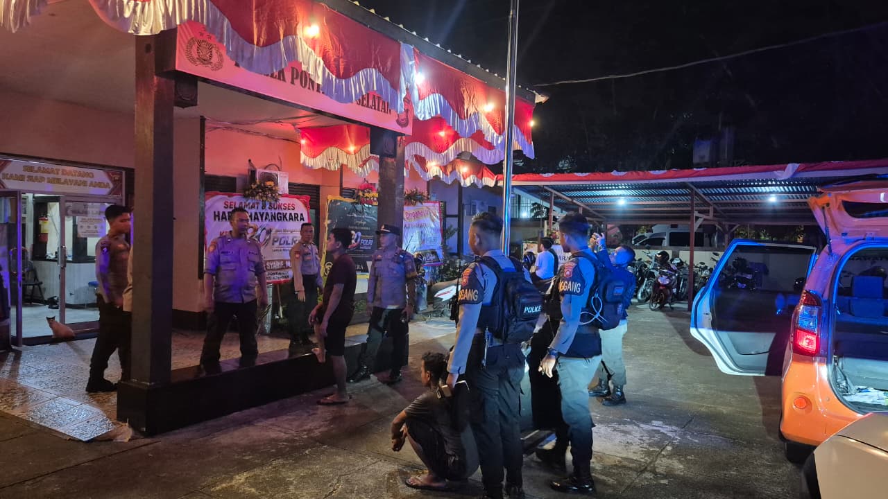 Patroli Enggang Resta Sigap Tangkap Terduga Pelaku Pencurian di Sebuah Ruko Kosong