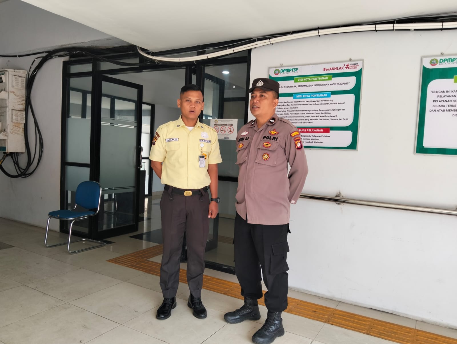 Patroli Dialogis Polsek Pontianak Kota Sasar Mal Pelayanan Publik dan Pusat Perbelanjaan Kapuas Indah