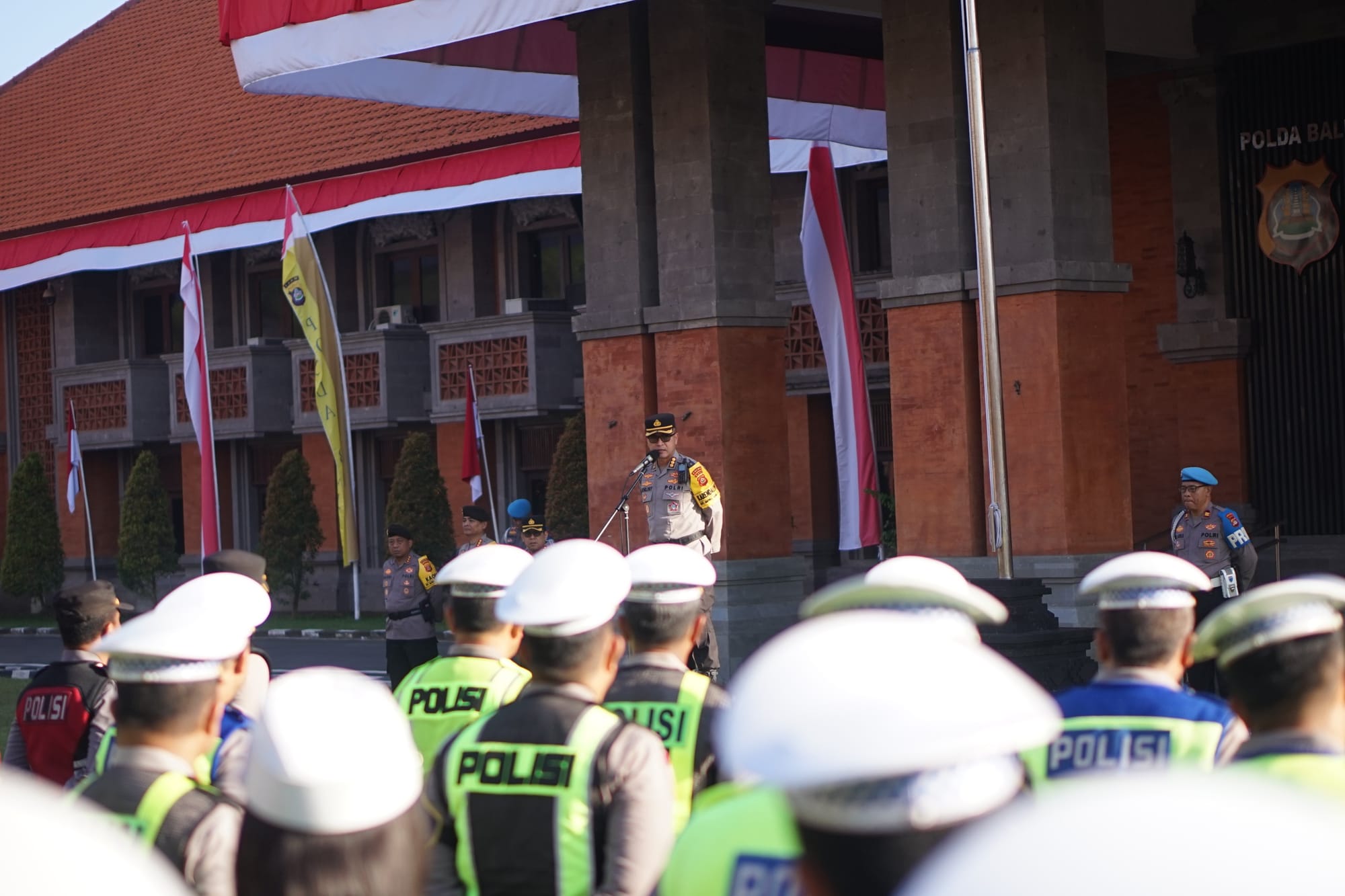 Polda Bali Gelar Apel Kesiapan Ops Gapura Agung III, Amankan Pertemuan Internasional Transboundary Haze Pollution ke-27 di Nusa Dua