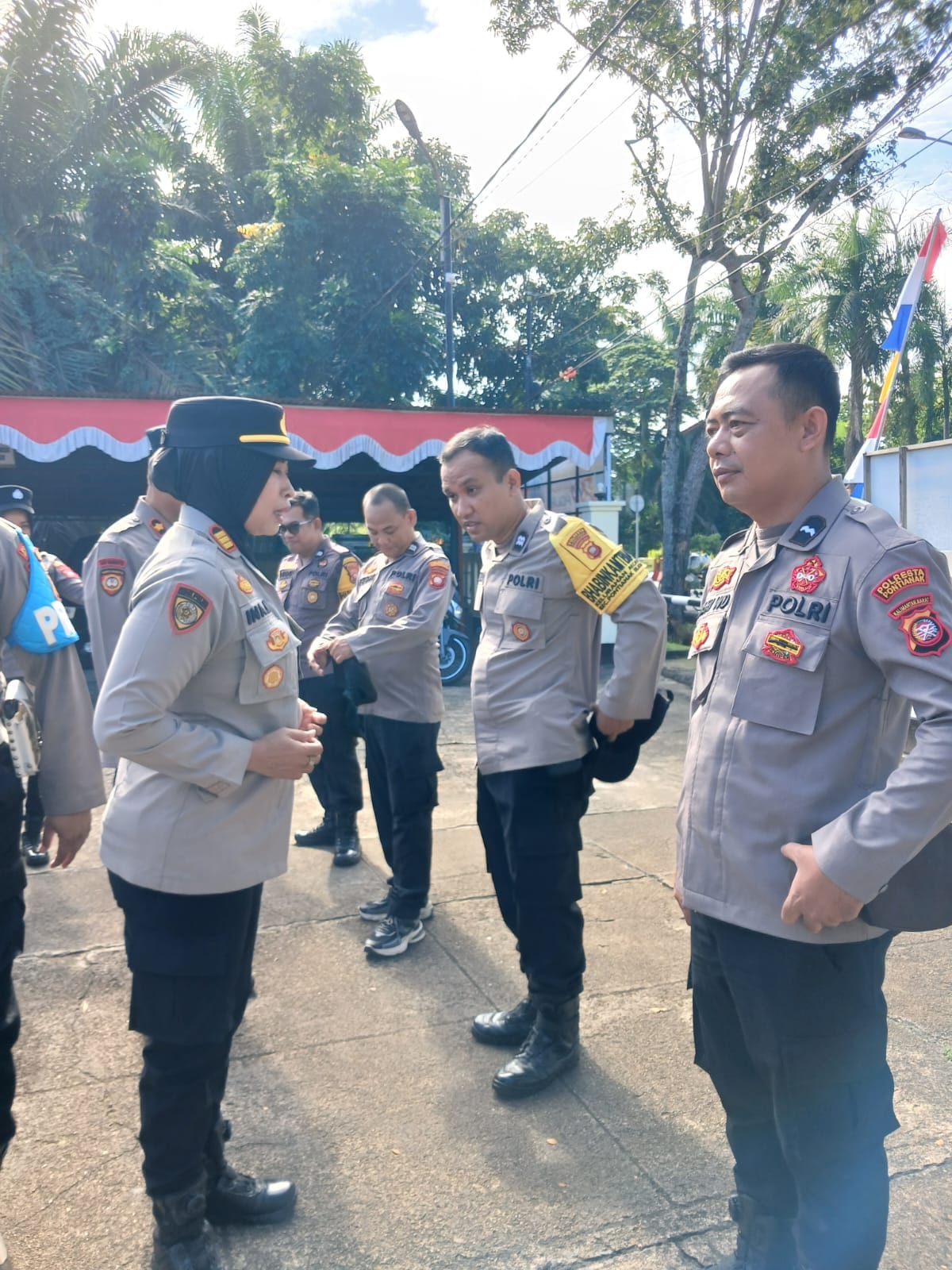 Kapolsek Pontianak Selatan Cek Sikap Tampang Personel, Perkuat Disiplin dan Pelayanan Humanis