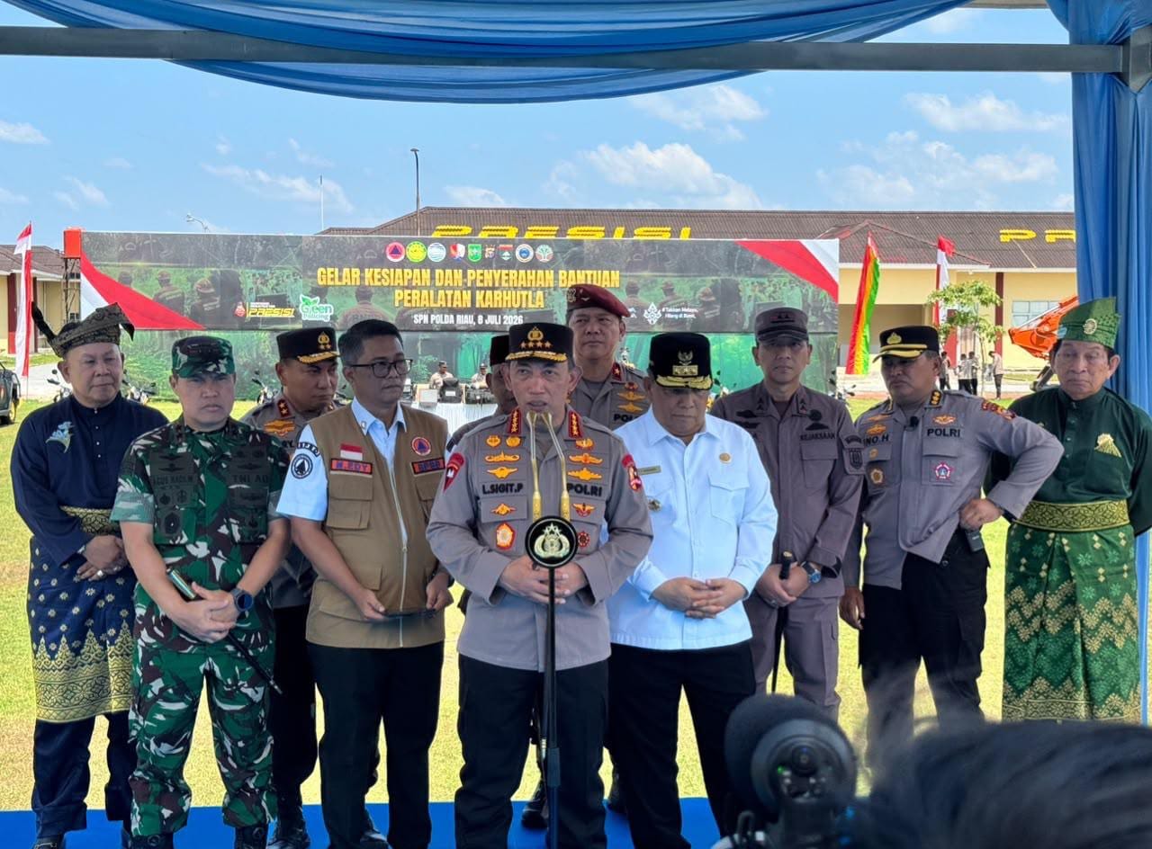 Kapolri Instruksikan Optimalisasi Penanganan Karhutla di Riau
