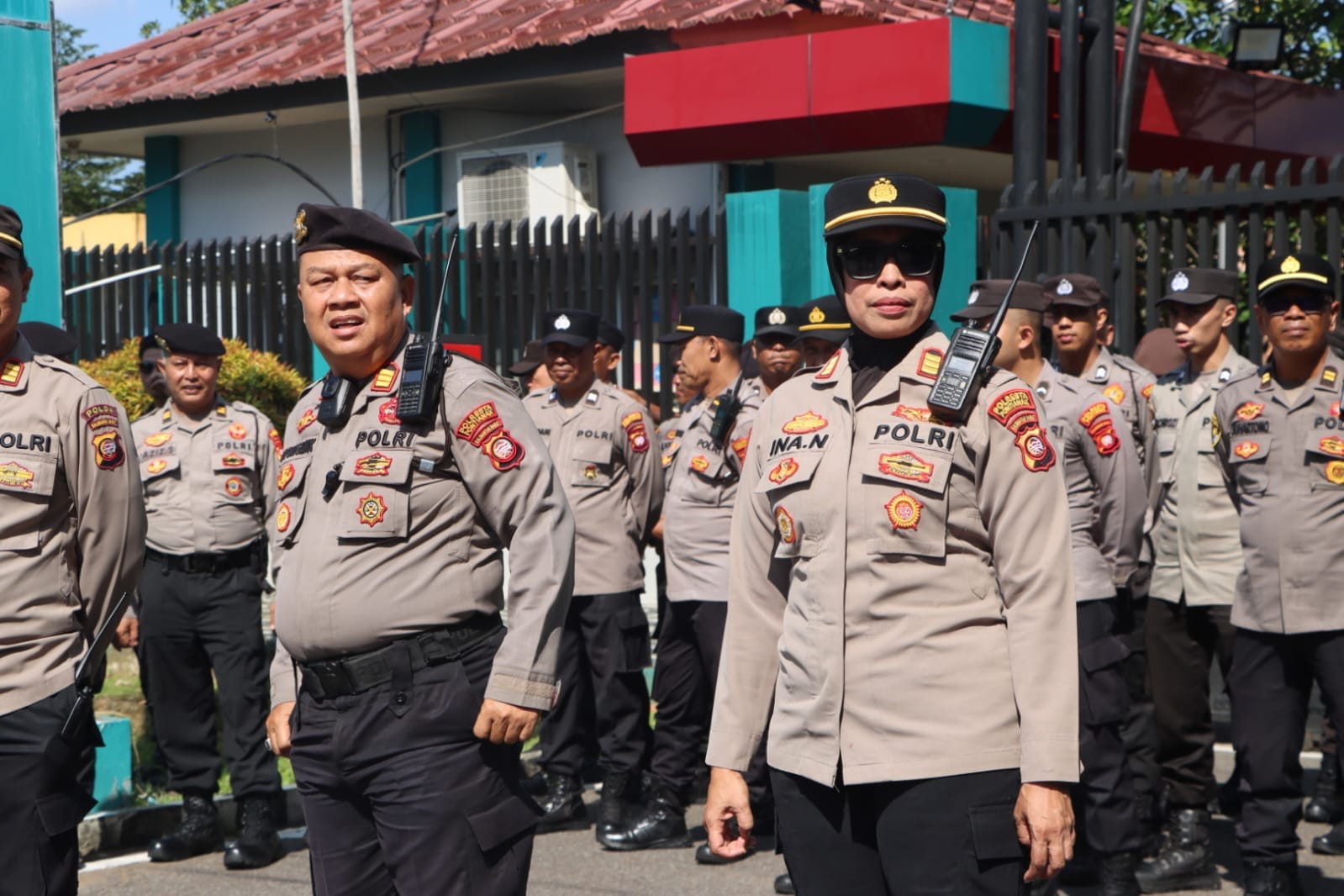 Polresta Pontianak Laksanakan Pengamanan Aksi Unjuk Rasa Barisan Pemuda Melayu Kalimantan Barat