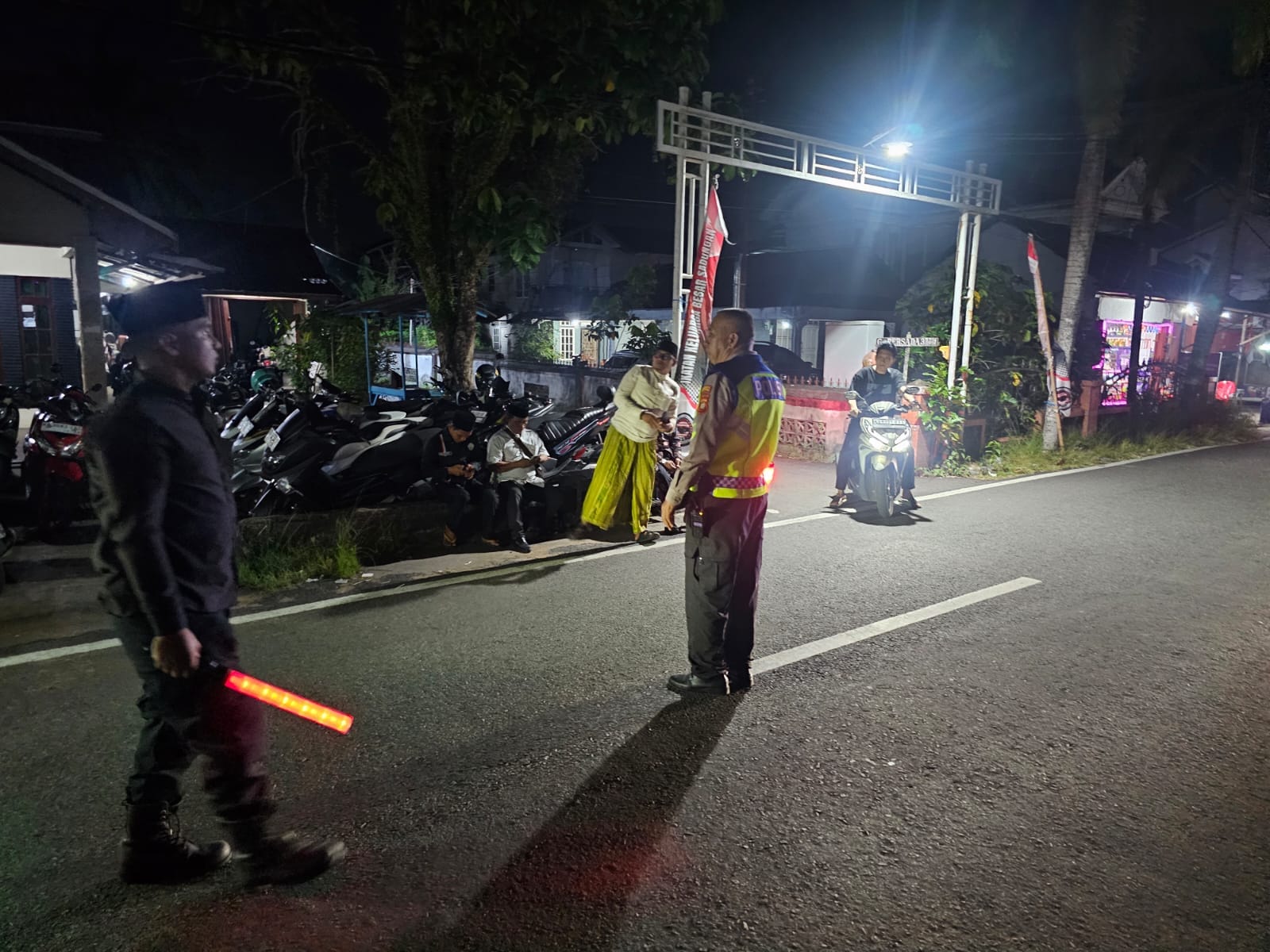 Milad Ke-1 IKBS Personel Polsek Pontianak Utara Turut Amankan Lokasi Kegiatan