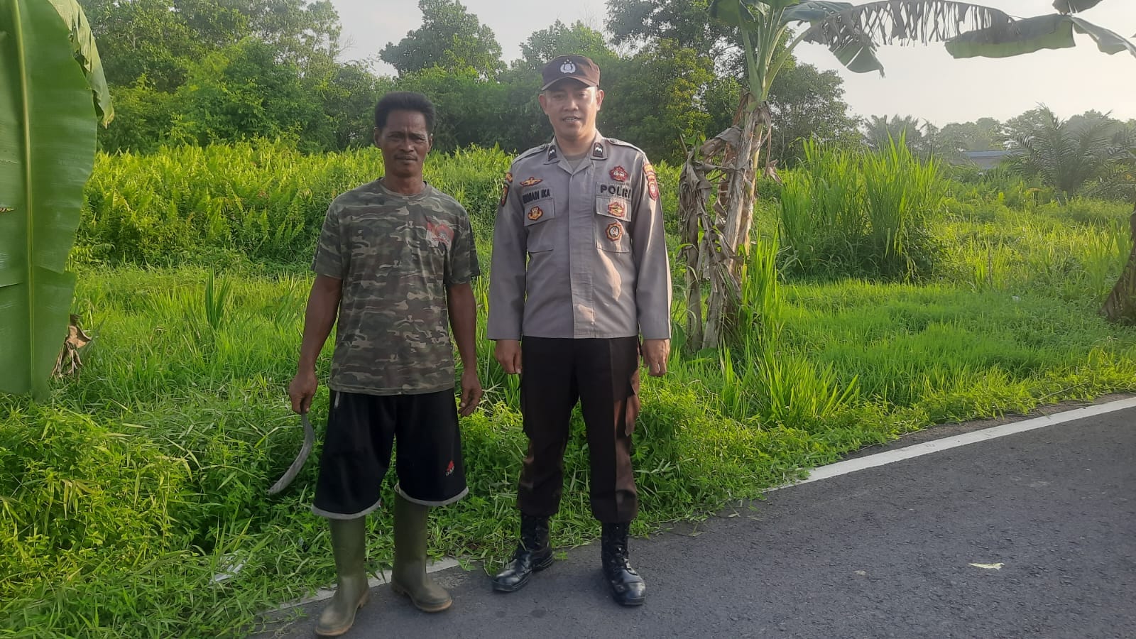 Antisipasi Karhutla, Polsek Pontianak Utara Intensifkan Patroli Monitoring dan Edukasi kepada Masyarakat