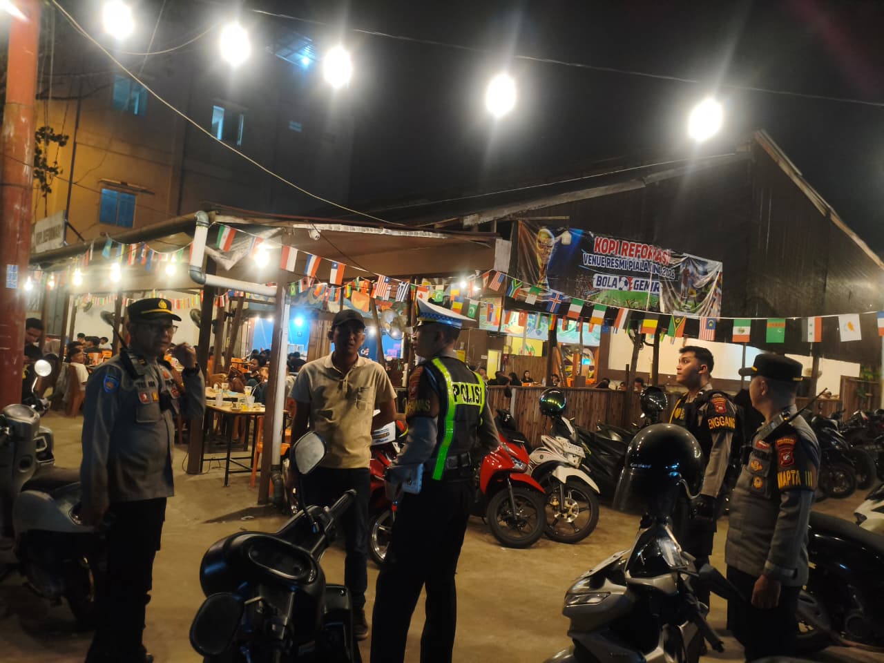 Polresta Pontianak Tingkatkan Patroli Skala Besar untuk Cegah Kejahatan pada Malam Hari