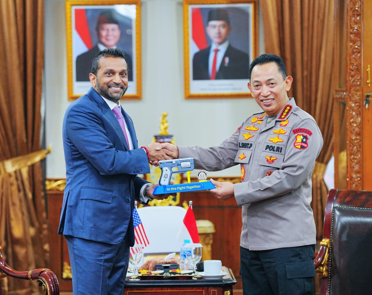 Perkuat Kemitraan Internasional, Kapolri Bahas Penanganan Kejahatan Transnasional bersama Direktur FBI