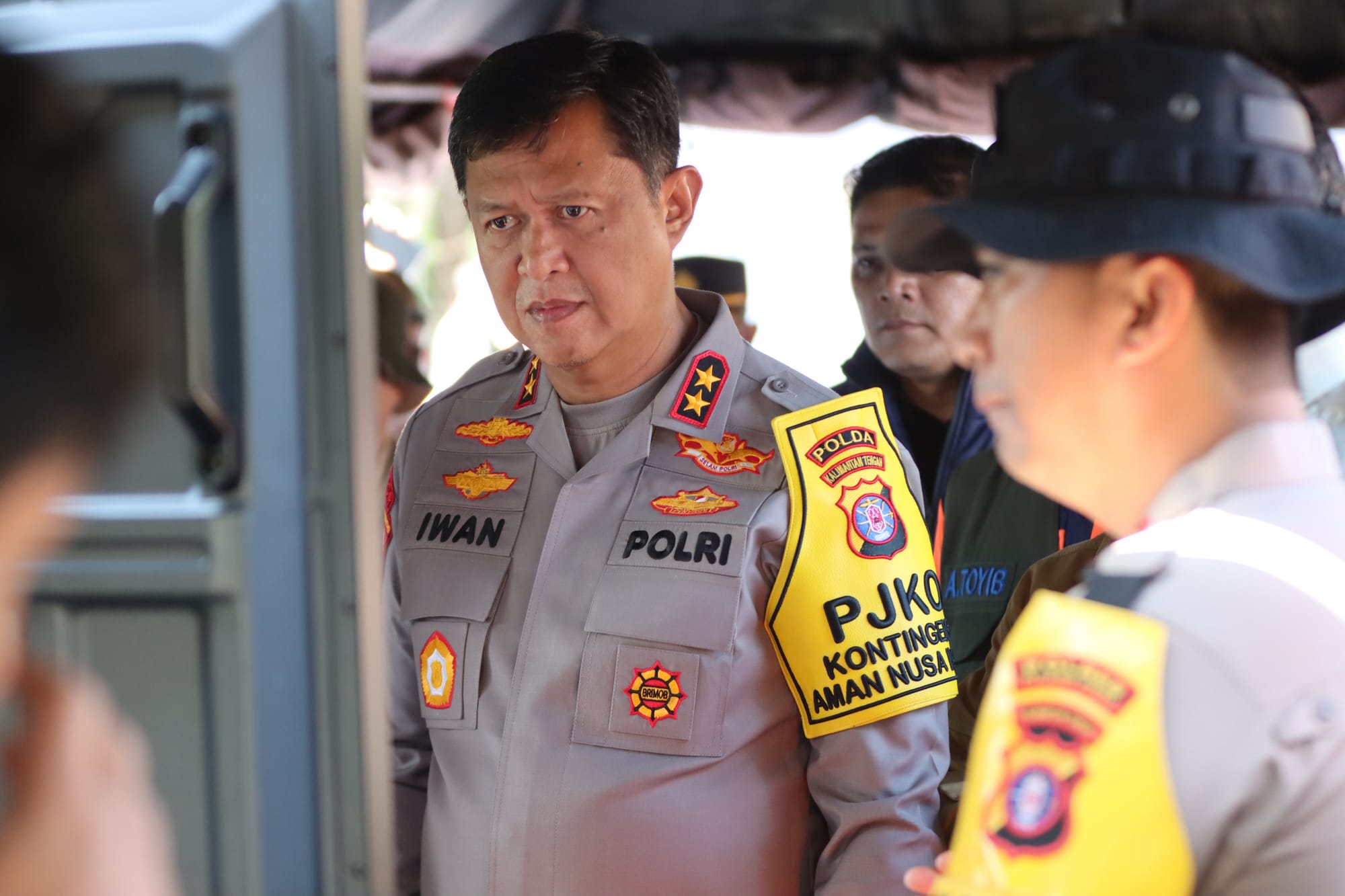 Pastikan Kesiapsiagaan, Kapolda Bersama Gubernur Kalteng Kunjungi Posko Karhutla Tumbang Nusa