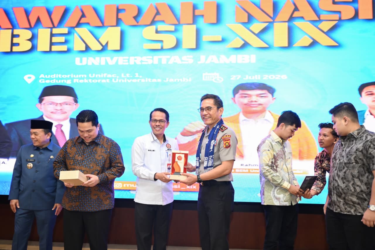 Kapolda Jambi Hadiri Pembukaan Munas BEM SI XIX 2026 di Universitas Jambi