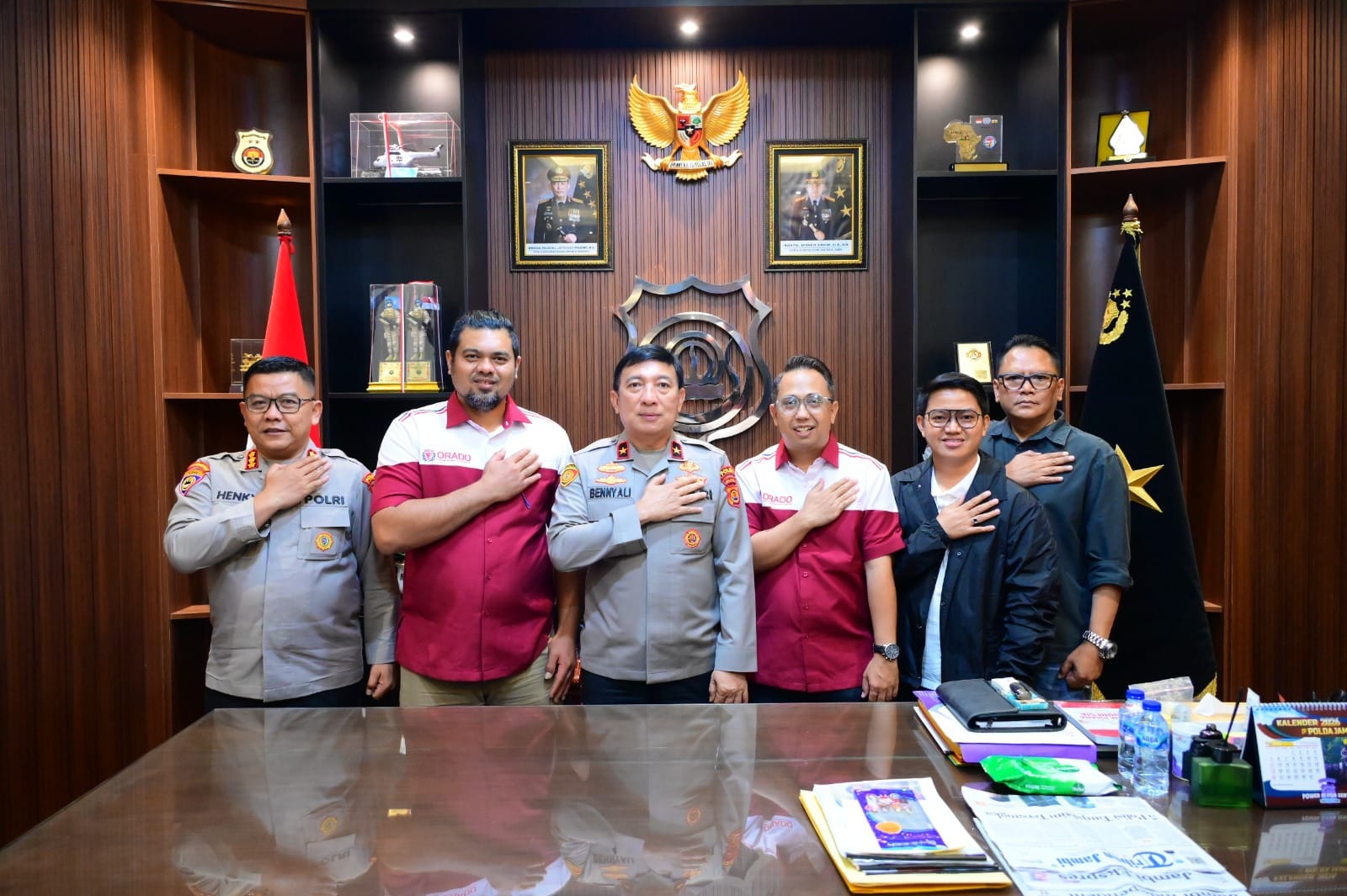Open Tournament Domino Kapolda Cup 2026 Segera Digelar, Polda Jambi Lakukan Audiensi dengan Orado