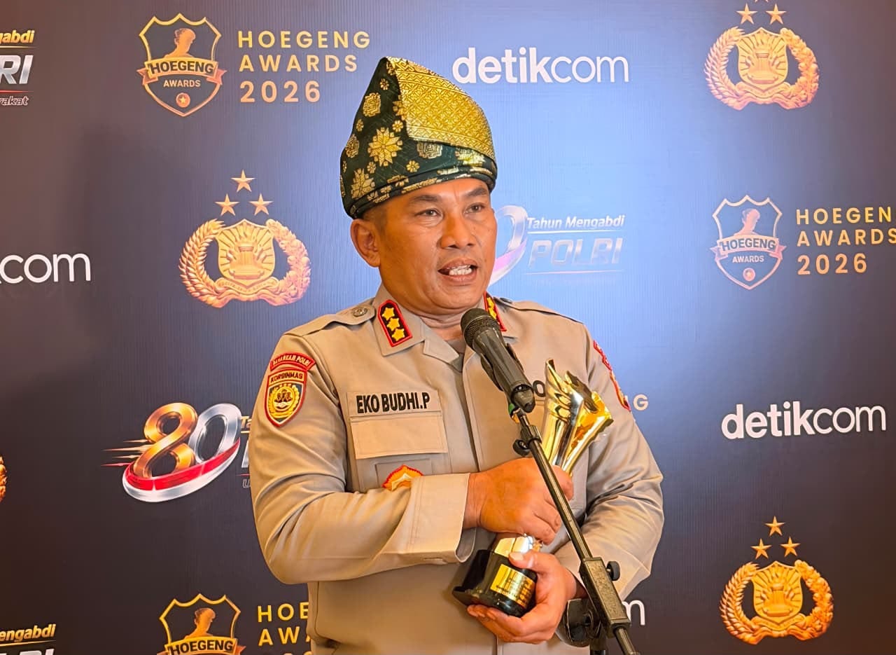 Program Green Policing Antar Kombes Pol. Eko Budhi Purwono Raih Hoegeng Awards 2026 Kategori Polisi Berdedikasi