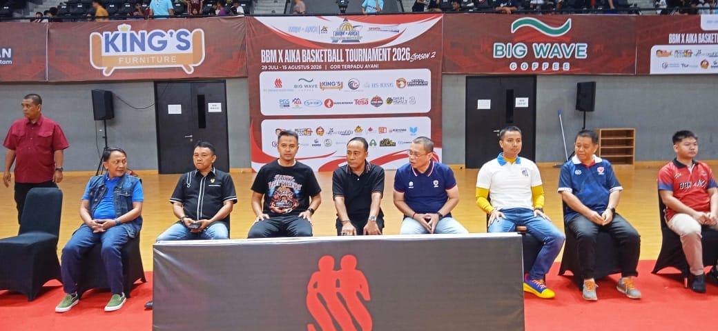 Kapolresta Pontianak Hadiri Opening Ceremony BBM x AIKA Basketball Tournament Season 2