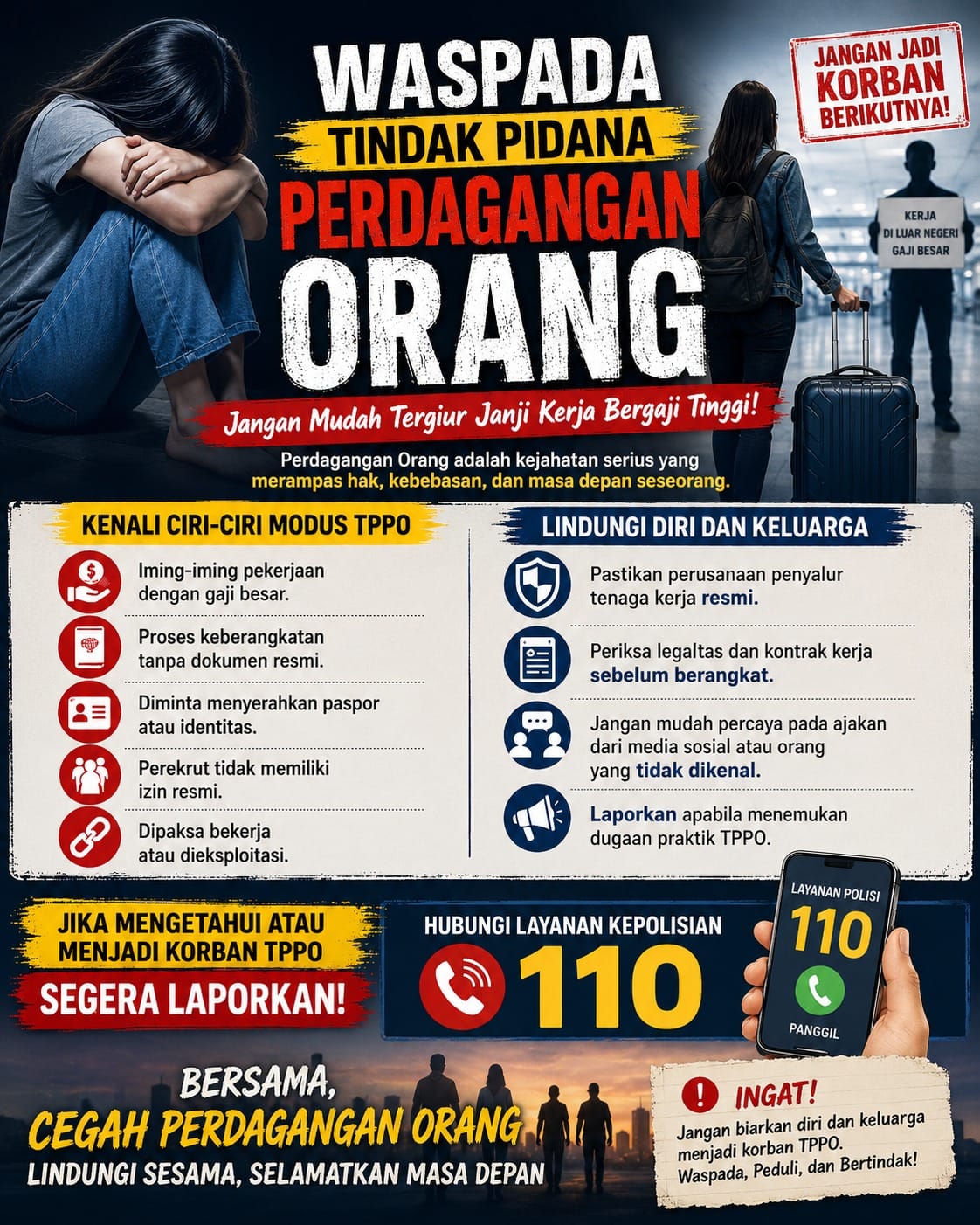Cegah TPPO, Polda Bali Gencarkan Imbauan dan Edukasi kepada Masyarakat