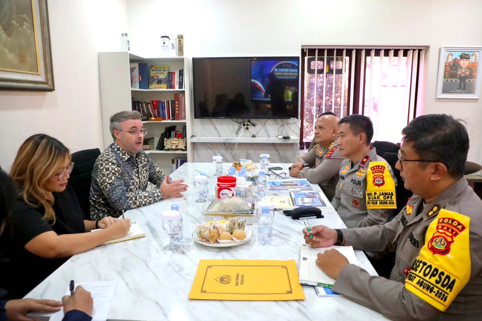 Polda Bali Perkuat Kemitraan Keamanan Internasional Bersama JOPP Team Kedutaan Besar Inggris