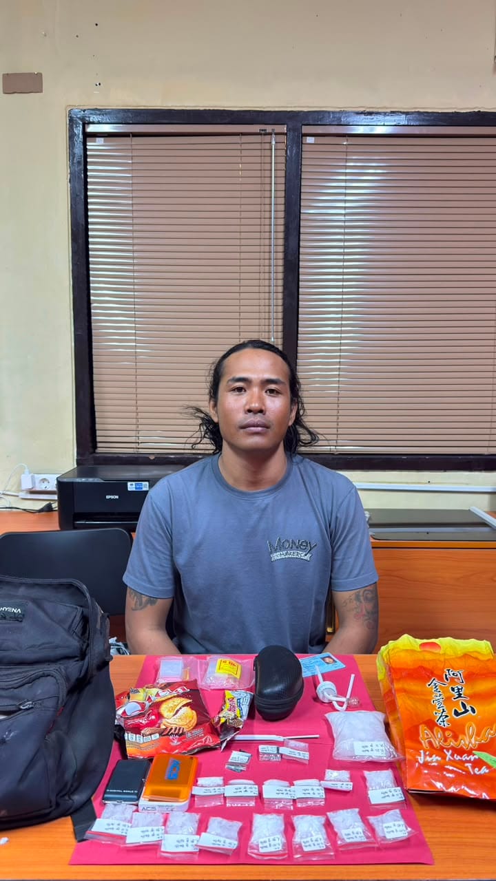 Polisi Bekuk Pengedar Sabu Lintas Lokasi di Bali, Sita Barang Bukti Seberat 123 Gram Lebih