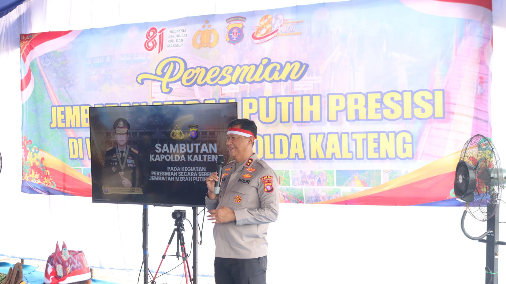 Polda Kalteng Bangun Empat Jembatan Merah Putih Presisi, Perkuat Akses Warga