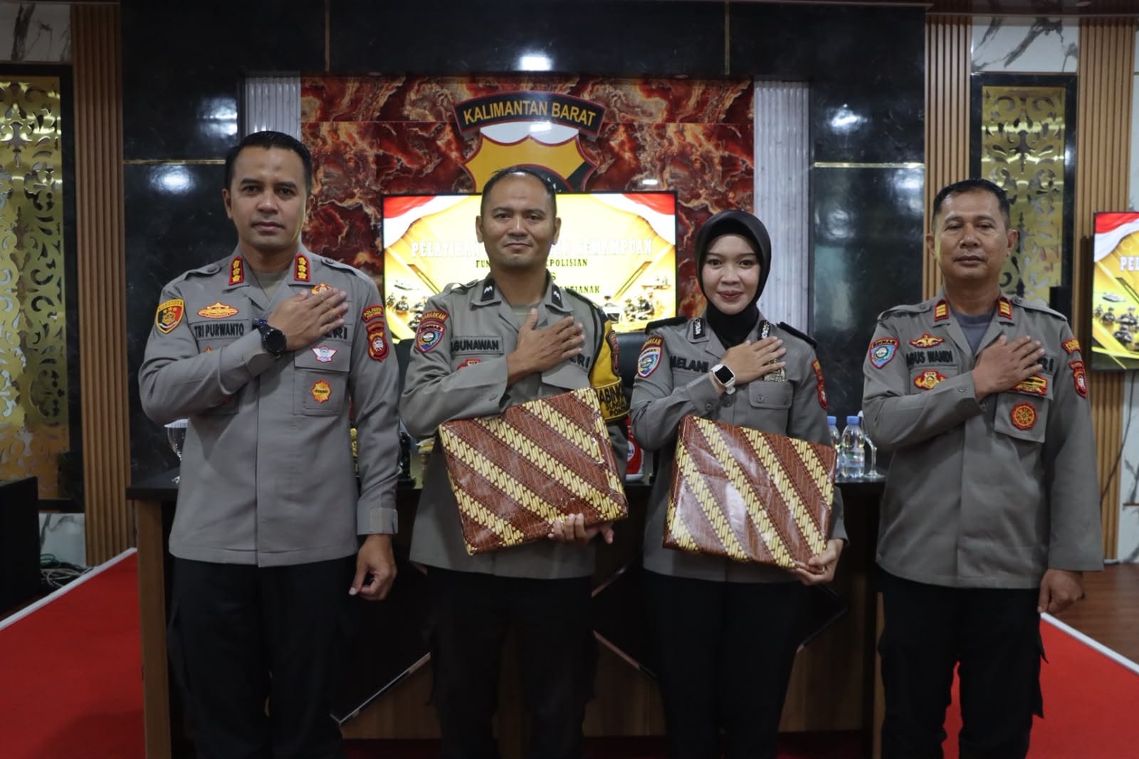 Tingkatkan Kualitas Pelaksanaan Tugas, Sat Binmas Polresta Pontianak Gelar Latkatpuan