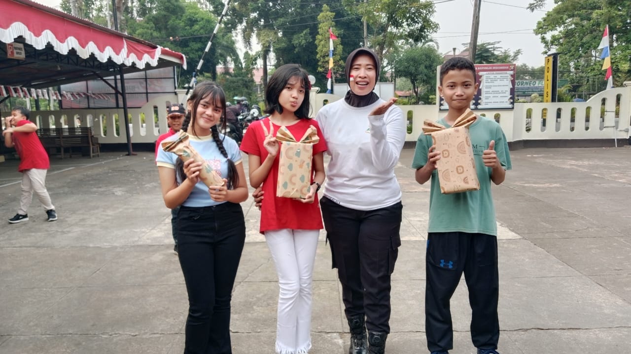 Meriahkan HUT Kemerdekaan RI ke-81, Polsek Pontianak Selatan Bangun Kebersamaan Bersama Keluarga