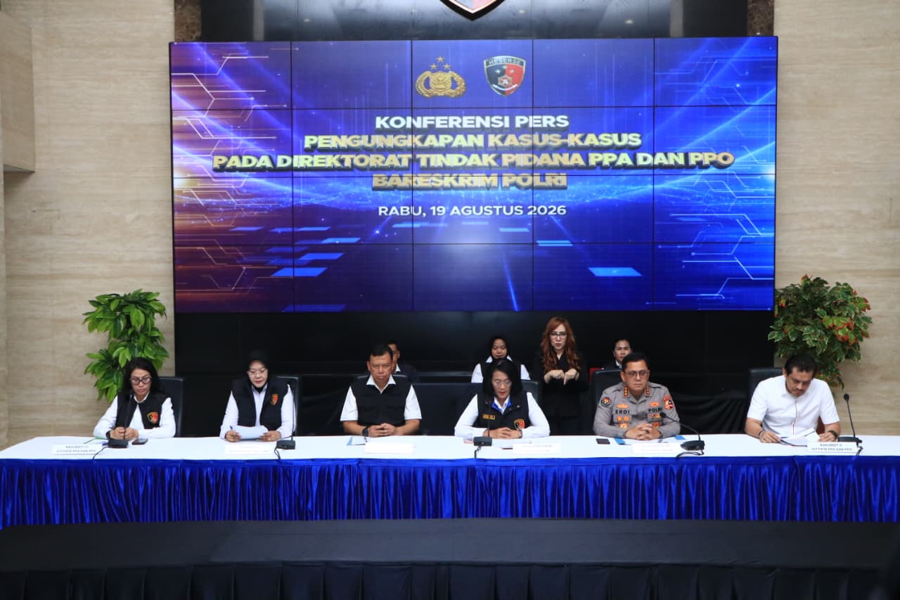 Bareskrim Ungkap Tiga Kasus PPA-PPO, Tangani Kekerasan Seksual hingga TPPO Pengantin Pesanan