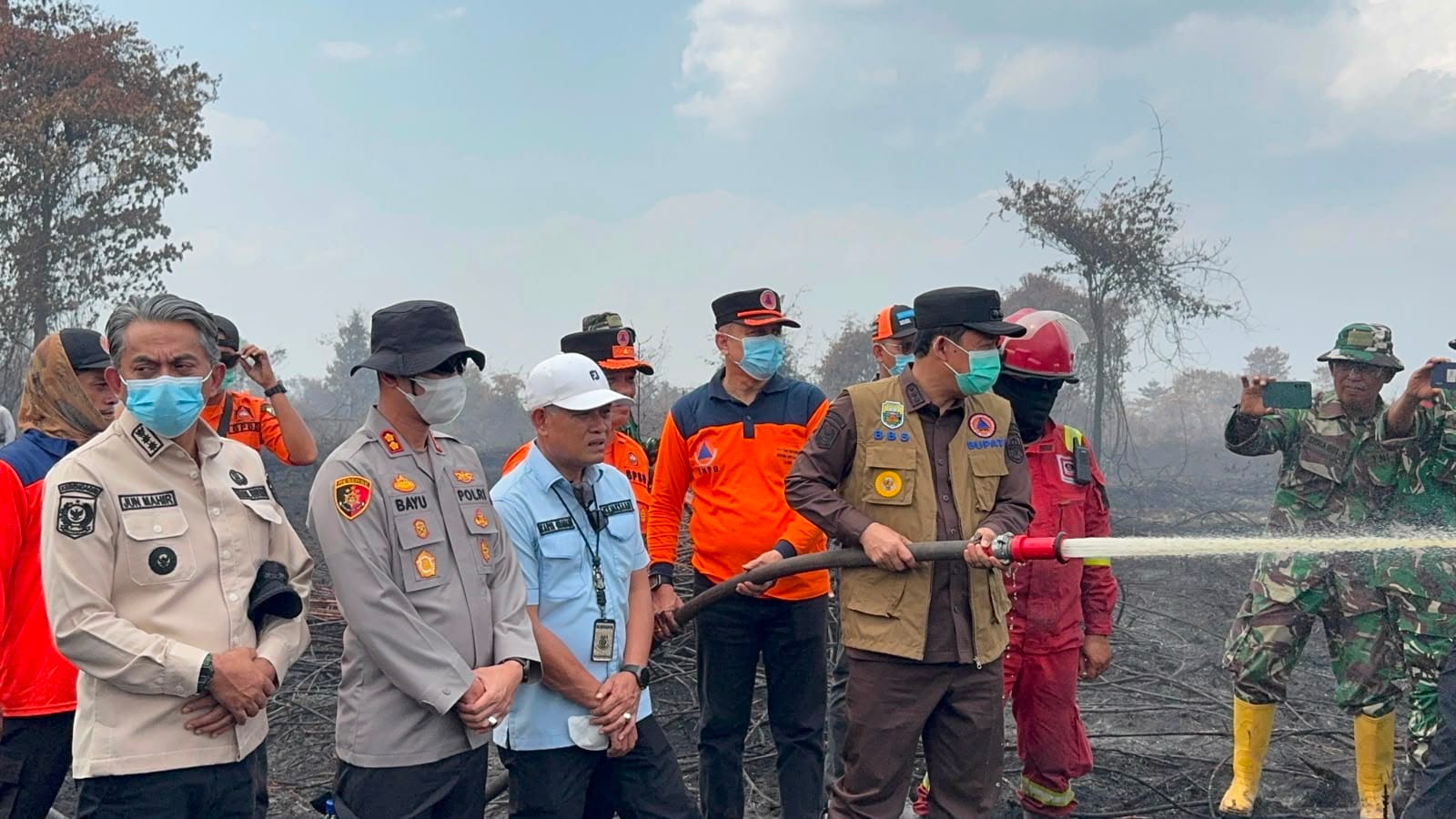 Forkopimda Muaro Jambi Tingkatkan Kolaborasi TNI-Polri dan Pemda untuk Tangani Karhutla
