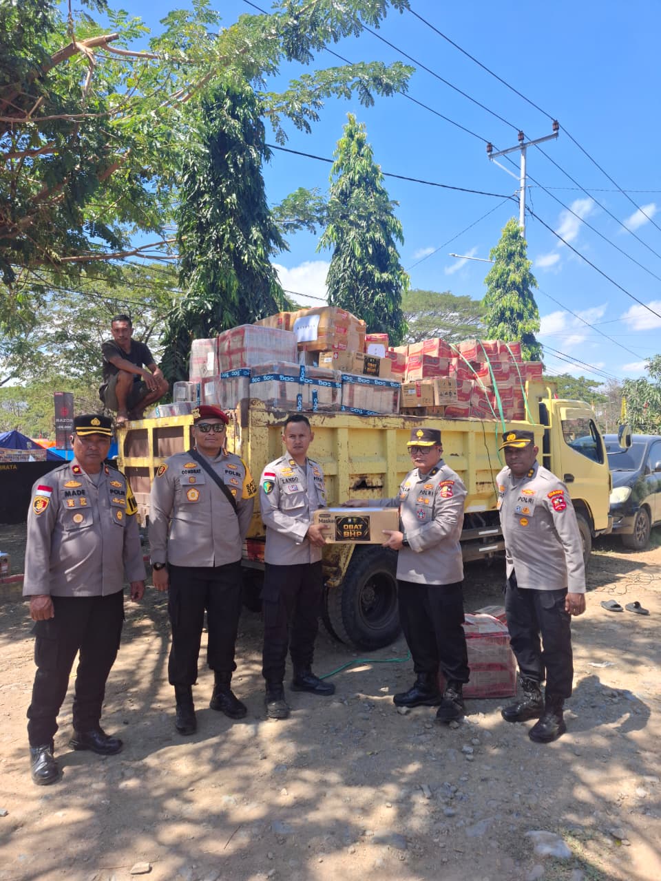 Tim K3I Stamaops Polri Perkuat Penanganan Bencana Gempa di NTT
