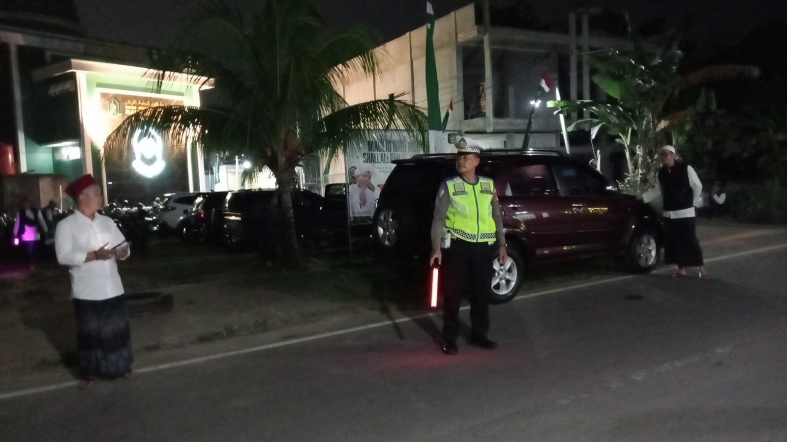 Jaga Kamtibmas, Polsek Pontianak Kota Amankan Peringatan Maulid Nabi di Ponpes Mahyajatul Qurra’
