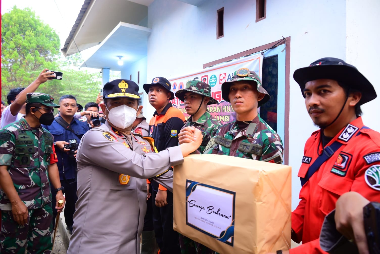 Wakapolda Jambi Tinjau Posko Karhutla di Tanjab Barat, Pastikan Kesiapan Personel dan Peralatan