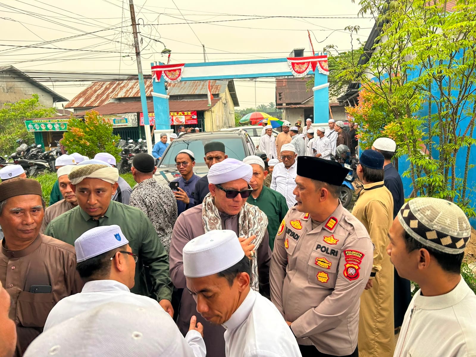 Kapolsek Pontianak Timur Hadiri Maulid Nabi Muhammad SAW di Kediaman Sy. Abdurrahman Bin Ali Al Muthahhar