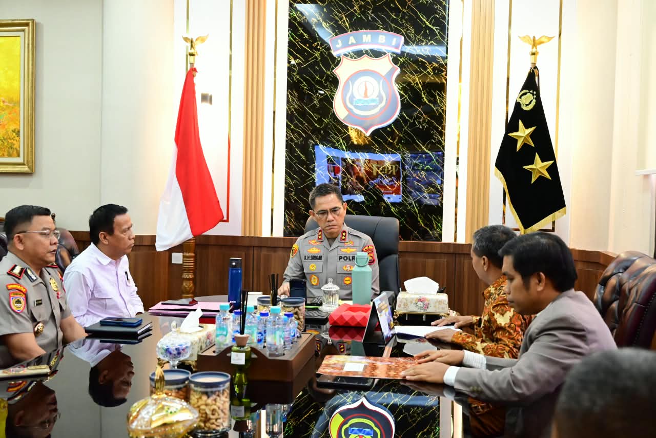 Kapolda Jambi Terima Audiensi Pengurus Terpilih BAMAG LKK Indonesia Provinsi Jambi, Bahas Persiapan Pelantikan