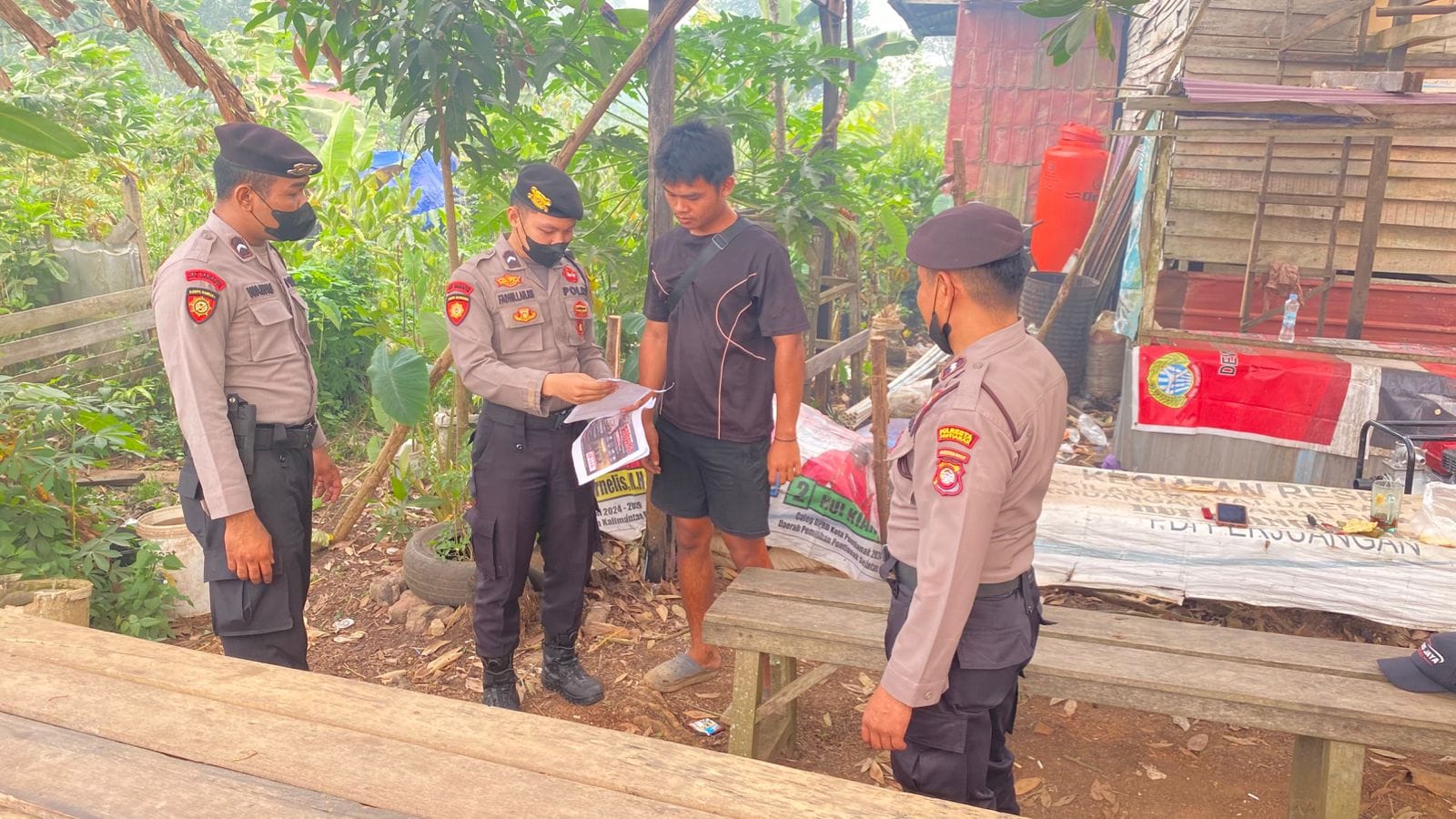Cegah Karhutla, Sat Samapta Polresta Pontianak  Gencarkan Patroli dan Imbauan kepada Masyarakat