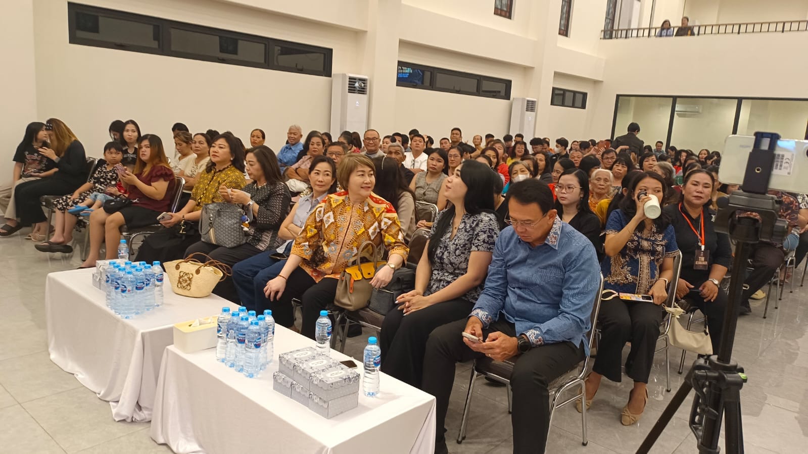 Polsek Pontianak Utara Amankan Talkshow Bersama Basuki Tjahaja Purnama (Ahok) Digereja GKY Siantan Hulu