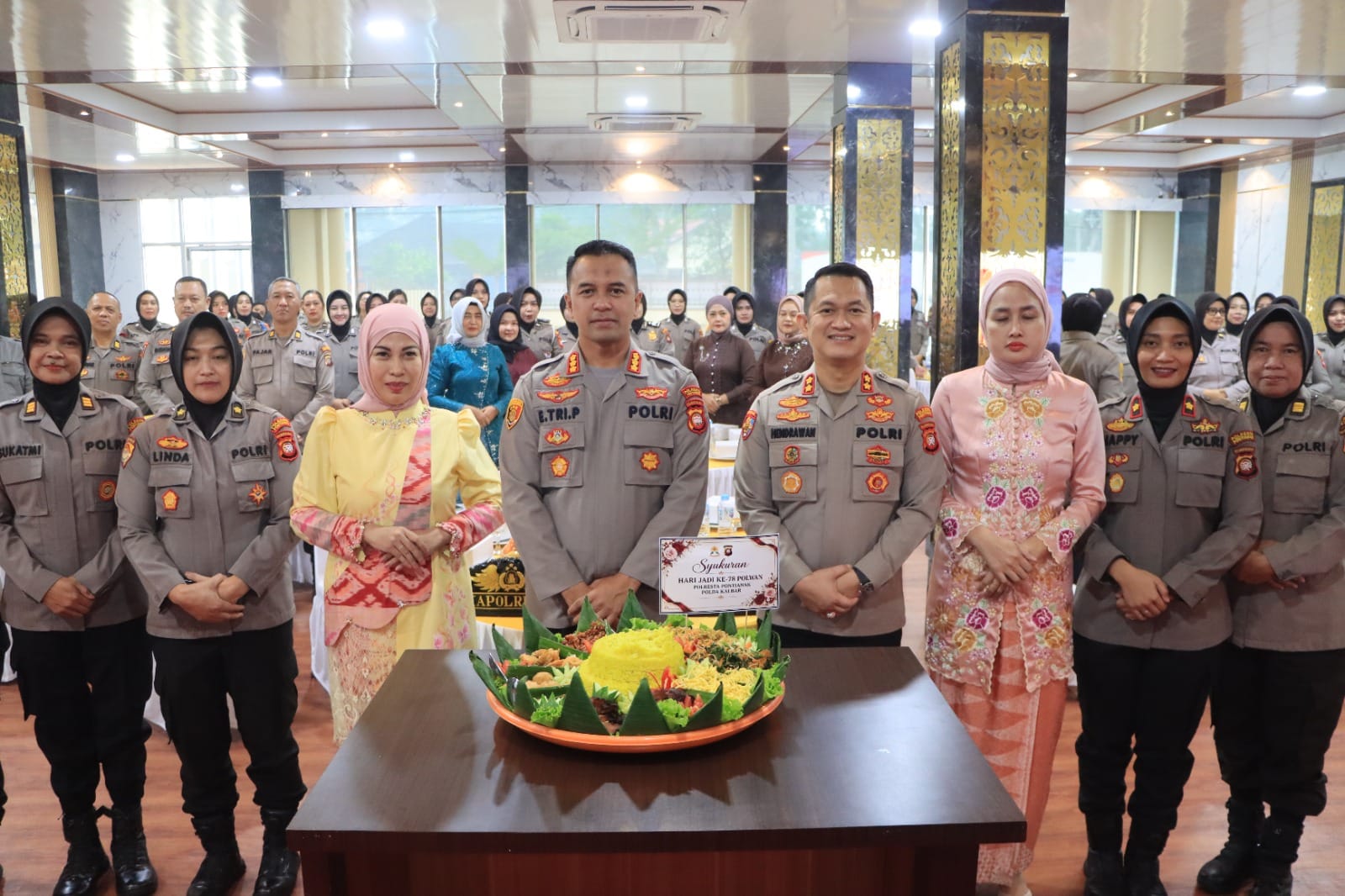Syukuran HUT ke-78 Polwan, Kapolresta Pontianak Tekankan Peran Polwan Berikan Dampak bagi Masyarakat