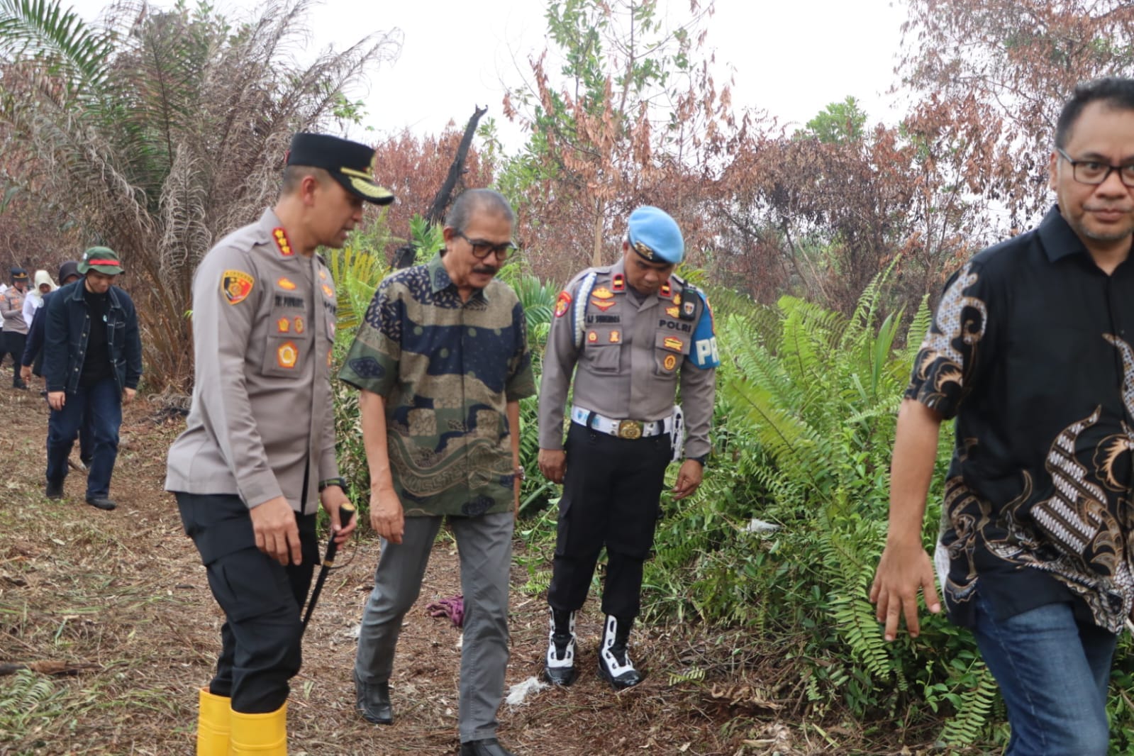 Polresta Pontianak  resmikan  Sumur Bor di Parit Demang, Bersama KIPP Cegah Karhutla