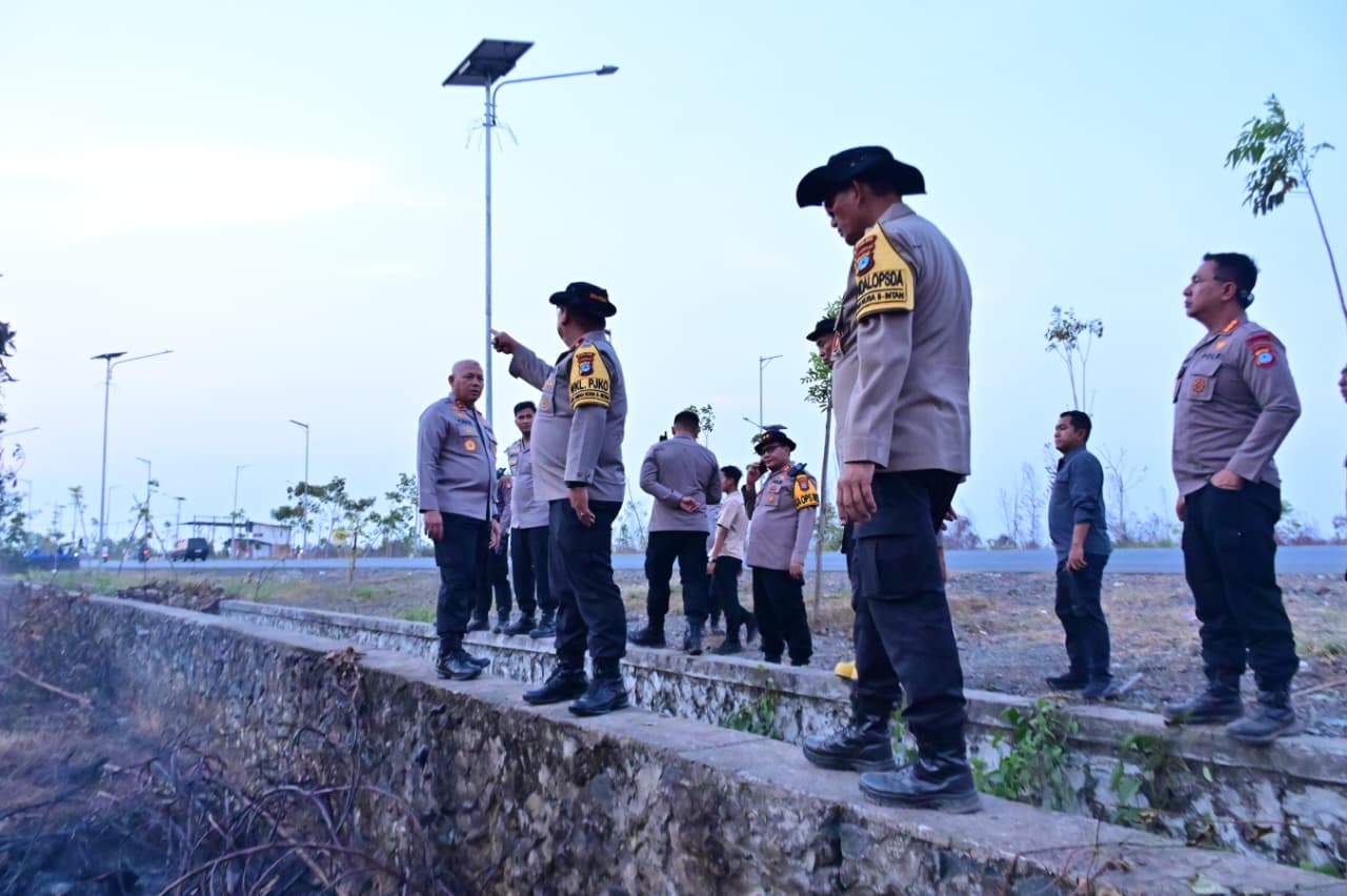 Kapolda Kalsel Perkuat Penanganan Karhutla di Sekitar Bandara Syamsudin Noor