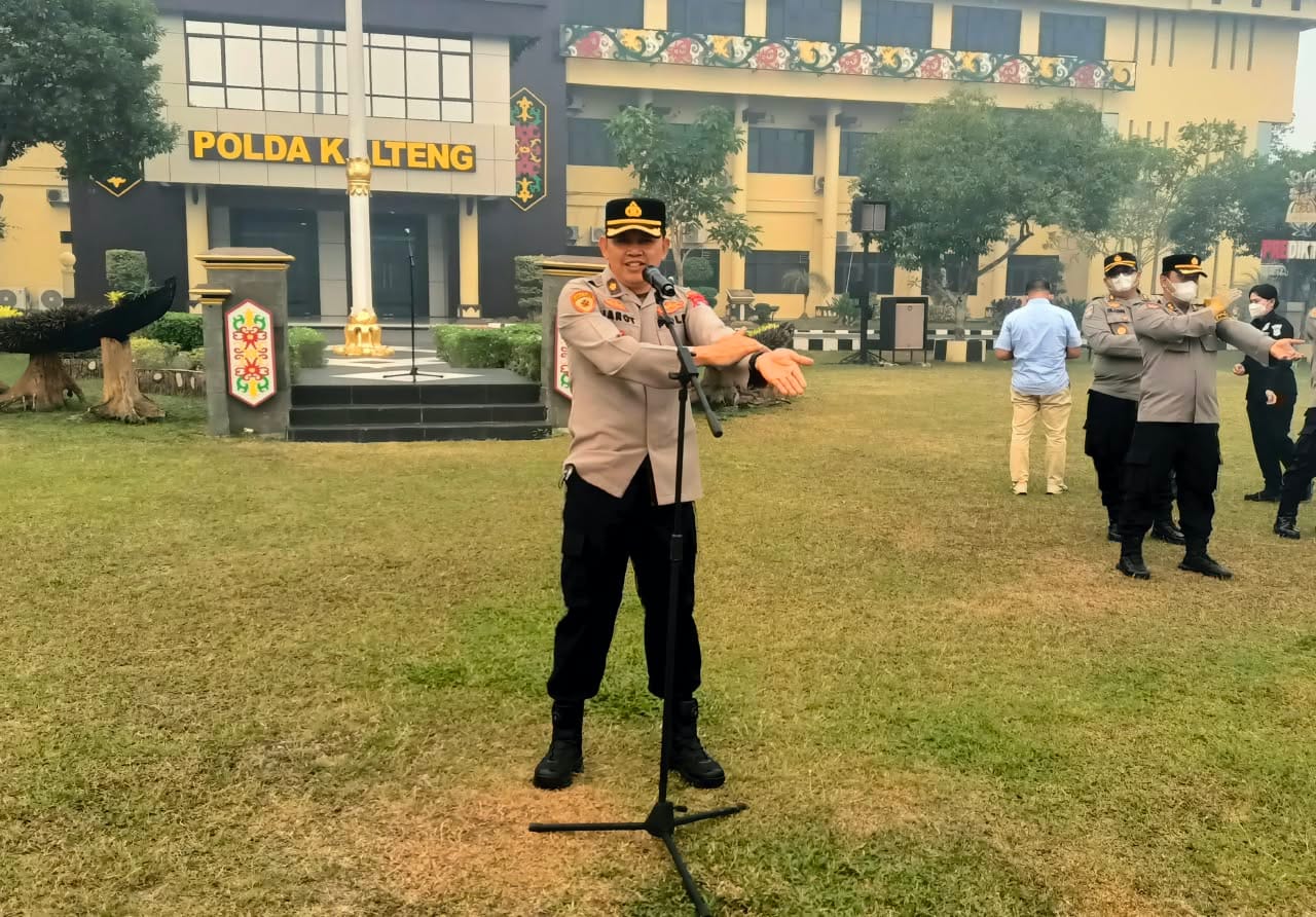 Jaga Kesehatan Mental Personel, Biro SDM Polda Kalteng Ajak Satgas Karhutla Refresh Pikiran