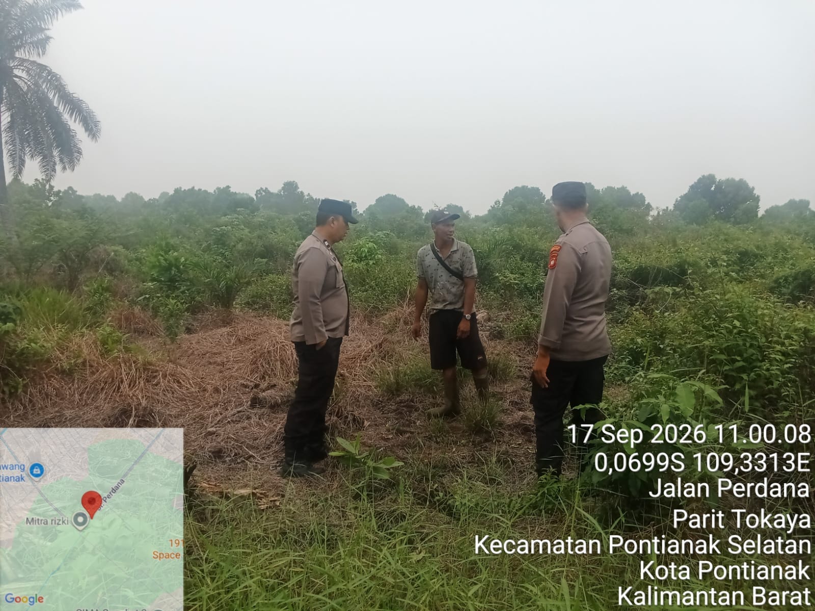 Enggang Selatan Patroli Karhutla, Ajak Warga Jaga Lingkungan.