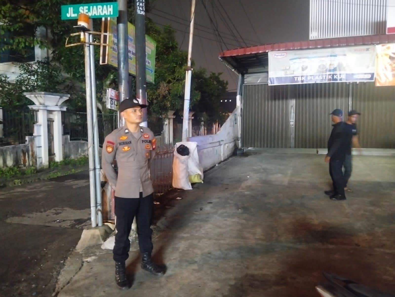 Respon Laporan Masyarakat, Patroli Enggang Cek Situasi di Jalan Sejarah