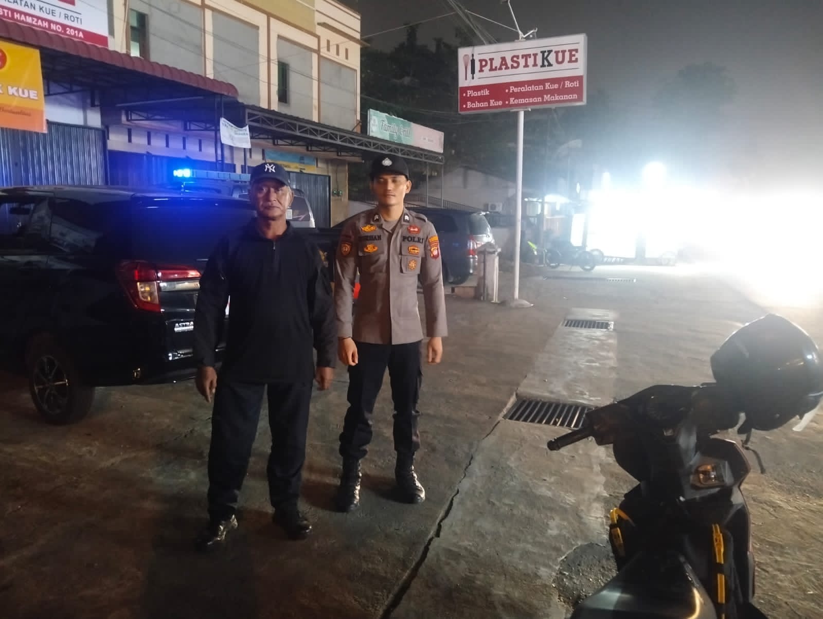 Respon Laporan Masyarakat, Patroli Enggang Cek Situasi di Jalan Sejarah