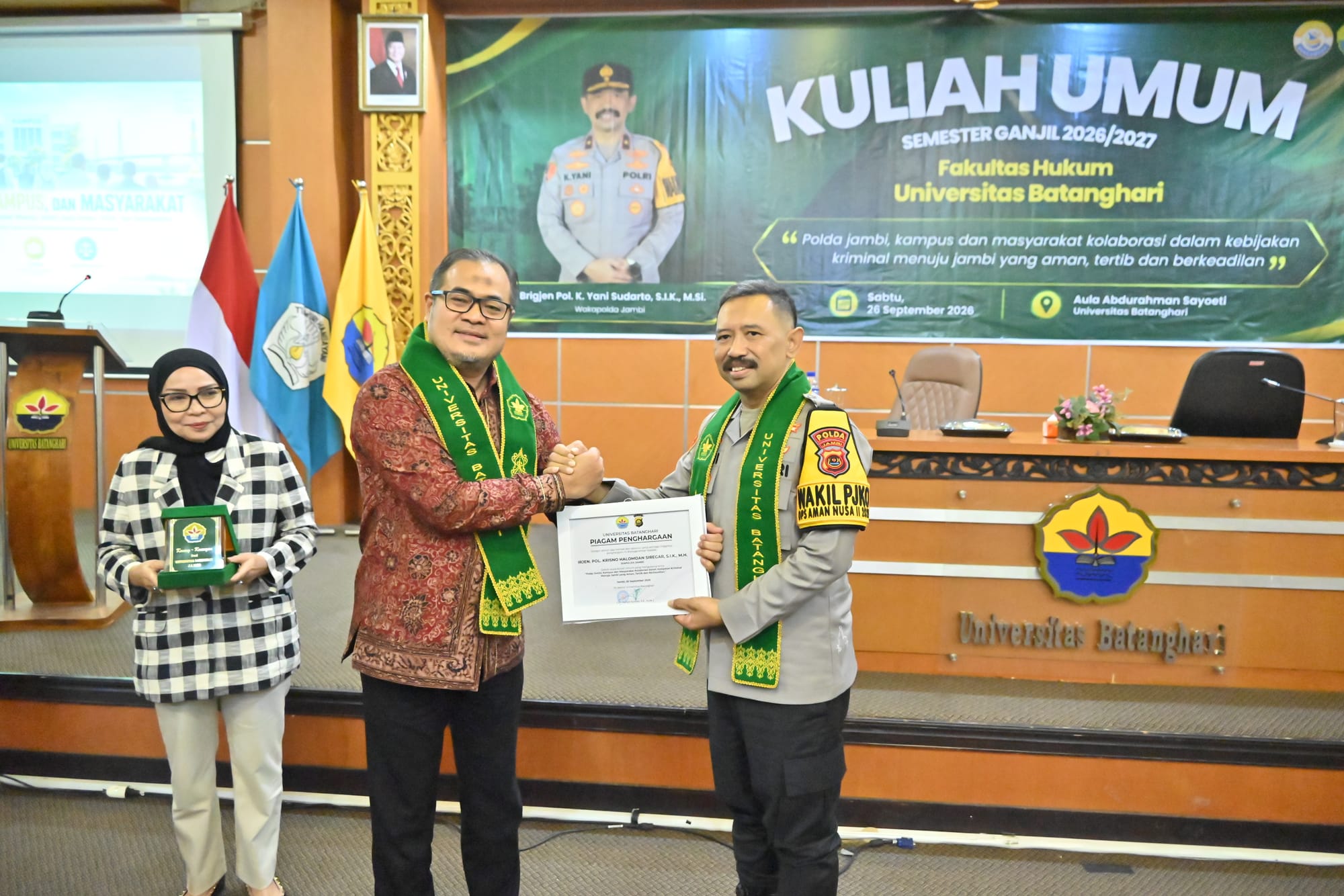 Wujudkan Keamanan yang Berkeadilan, Wakapolda Jambi Tekankan Pentingnya Kolaborasi