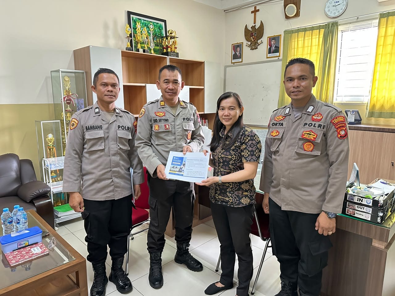 Polresta Pontianak Kenalkan SPMB SMA KTB ke Pelajar